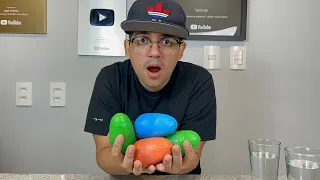 ESSES OVOS COLORIDOS DE DINOSSAUROS CHOCARAM MUITO RÁPIDO!!! (incrível!)