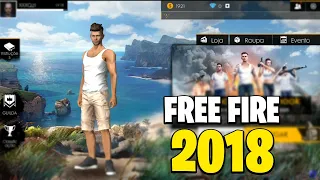 VEJA COMO ERA O FREE FIRE NA EPOCA DE 2018