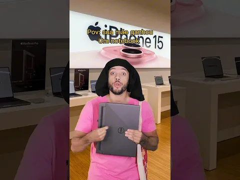 Pov: sua mãe ganhou um notebook