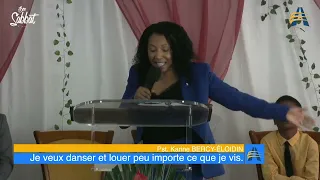 Pst. Karine BERCY-ÉLOIDIN    "JE VEUX DANSER ET LOUER PEU IMPORTE CE QUE JE VIS."