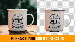 Cómo QUITAR FONDO usando ILLUSTRATOR con 2 métodos diferentes