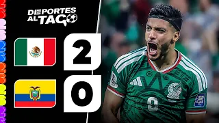 ✅ MÉXICO le GANÓ 2-0 a ECUADOR y se CLASIFICÓ a los OCTAVOS DE FINAL