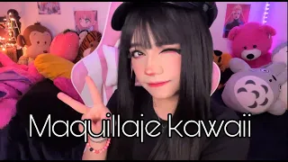 MAQUILLAJE KAWAII- OJOS GRANDES SIN PUPILENTES- unzzy