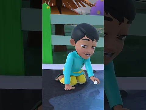 Pani Barsa Cham Cham Cham, पानी बरसा छम छम छम  #shortvideo #kidssongs #hindirhymes #preschool