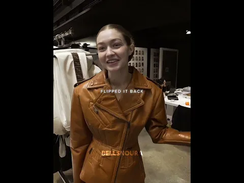 Gigi Hadid iconic hair flip! #gigihadid #gigihadidedit
