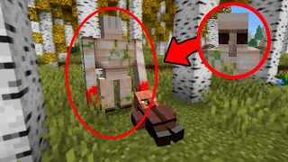 Este golem de minecraft RØBΔ niños de las aldeas 👿[historia creepypasta con mods]
