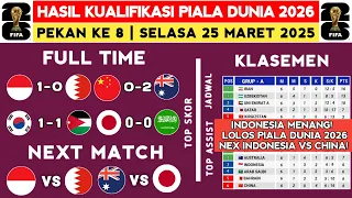 Hasil Kualifikasi Piala Dunia Hari Ini - Indonesia vs Bahrain - Klasemen Kualifikasi Piala Dunia 202