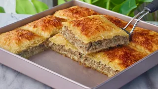 سر الجلاش المصري باللحمة المفرومة و الجبنة رهييييييب 🤌🏻