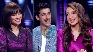 لقاء شوق الهادي و رندا حجاج و طلال باسم في برنامج (ليالي الكويت) عن مسلسل أمينة حاف
