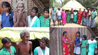 மருமகன் ஓட்டம் மூன்று பேத்திகளுடன் மிகவும் சிரமப்பட்ட தாத்தாவுக்கு ஒரு அழகிய வீடு மற்றும் பொருள்கள்