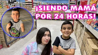 24 HORAS SIENDO MAMÁ (nos botaron de un súper 🛒)😨Janinalchair
