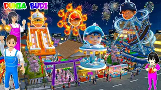Yuta Mio Ubah Seluruh Rumah Jadi Pasar Malam Ada Wahana BOBOIBOY BLAZE | Baby Celine Coba Semua🥳🌈