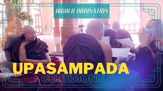 Upasampada Ceremony 2023｜Higher ordination｜Pa Auk Sayadaw