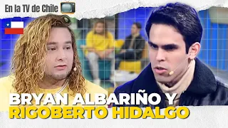 Bryan Albariño con Rigoberto Hidalgo en TV CHILENA