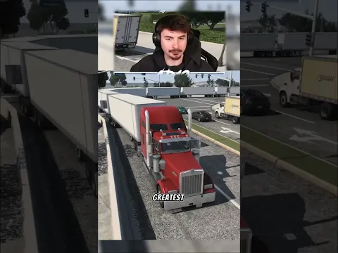 The Worlds Longest Truck Is Hard To Drive 😅 #americantrucksimulator