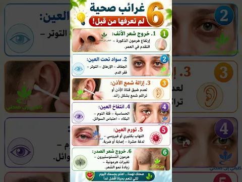 6 غرائب صحية لم تعرفها من قبل