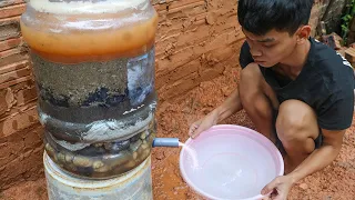 Making Water Purifier From Plastic Bottle | How To Make A Simple Water Purifier