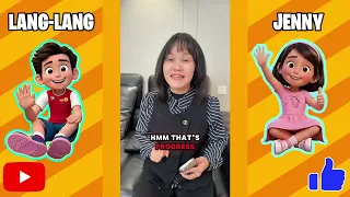 Langlang and Jenny's funny compilation. #funny #comedyvideos