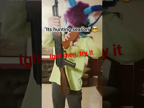 the AK74 #furry #fursuit #ak74 #antifurry #fyp #boost #ytshorts #furryhunter