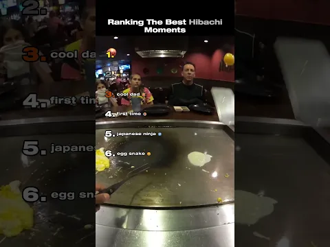 Ranking The Best Hibachi Moments #shortsviral