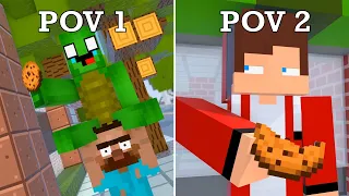 NEW Funny JJ Mikey Special POV Pt2 - Maizen Minecraft Animation JJ & Mikey
