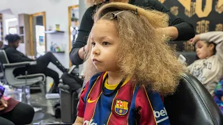 REU GOES TO THE BARBERS FOR THE FIRST TIME!!!