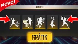 URGENTE! COMO PEGAR EMOTES DE GRAÇA PERMANENTEMENTE NO FREE FIRE 2022! EVENTO SQUAD BEATZ