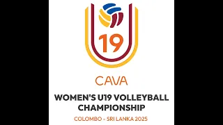 Kyrgyzstan - Nepal. Final. CAVA Women’s U19 Volleyball Championship 2025 Colombo, Sri Lanka.