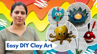 Easy DIY Clay Art | Minhwa Cuties | Easy Clay Modelling Ideas | DIY | 5 Minutes Craft | Home Decor