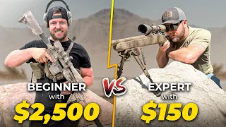 2 Beginners VS 1 Expert Long Range Hunting Challenge!
