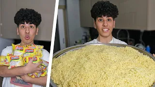 10 DAKİKADA 100 NOODLE YEMEK !