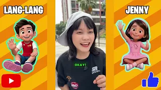Langlang and Jenny's funny compilation. #funny #comedyvideos