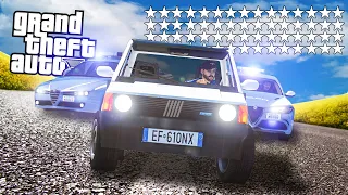 SCAPPARE da *53 STELLE* di POLIZIA su GTA 5! 🌟 [Sfida Impossibile]