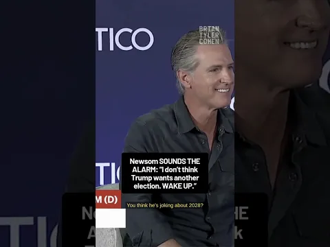 NEWSOM SOUNDS THE ALARM: "I don't think Trump wants another election. WAKE UP."