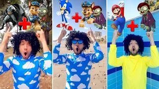 Sonic + Chase Paw Patrol and Zombie = Sonic Animation