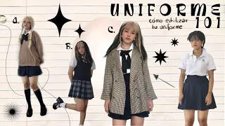 cómo estilizar tu uniforme para verte cool este regreso a clases 🧚🏼‍♂️💫