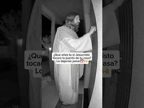 Que arias tu si Jesucristo tocara la puerta de tu casa?⁉️🙏✨️💕 #biblia #jesus #fe #dios #amor #fyp