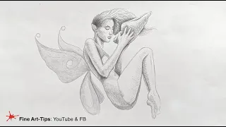 HOW TO DRAW A FAIRY - fantasy art