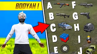 A TO Z CHALLENGE In Garena Free Fire