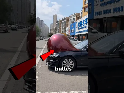N’éclatez jamais cette bulle sur une voiture 😱