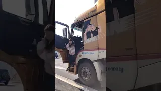 The 22-year-old female drivers should drive semi trailer quickly, and be ruthless when overtaking