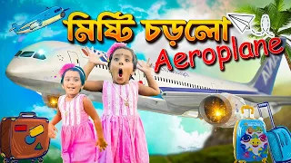 মিষ্টি চড়লো Aeroplane ✈️️✈️️✈️️ #dailyvlog #banglavlog #mistirvlog #newtown #mistiandmomsmag