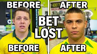 I Lost a Bet to Money Talks Wireless and got the Brazil Ronaldo Haircut #Soccer #Ronaldo #IPhone14