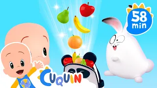 Las frutas mágicas de Cuquín 🍎🍐🍌 Aprende las frutas con Cuquín y Fantasma  - Cocotoons