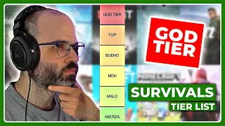 HAGO UN TIER LIST DE SURVIVALS | ¿Cuál es el mejor?