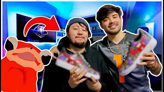 Sorprendi a Zilverk con SNEAKERS Air Force 1 personalizados!! Y así reaccionó😱🔥@ZiilverK