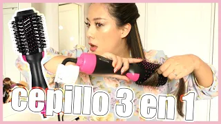 Cepillo electrico 3 en 1 - FUNCIONA? Prueba en cabello seco y mojado