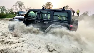 आज तो THAR पलट ही जाती भाई 😐 RISKY 4x4 ⚠️