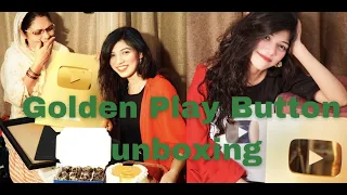 Golden Play Button Unboxing | Ammi ko nhi pta tha, wo shocked ho gyi dekh kr | The noodles girl