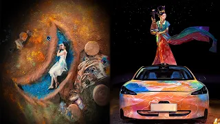 become a splendid fireworks, rather than scattered dust#painting #artistry #art